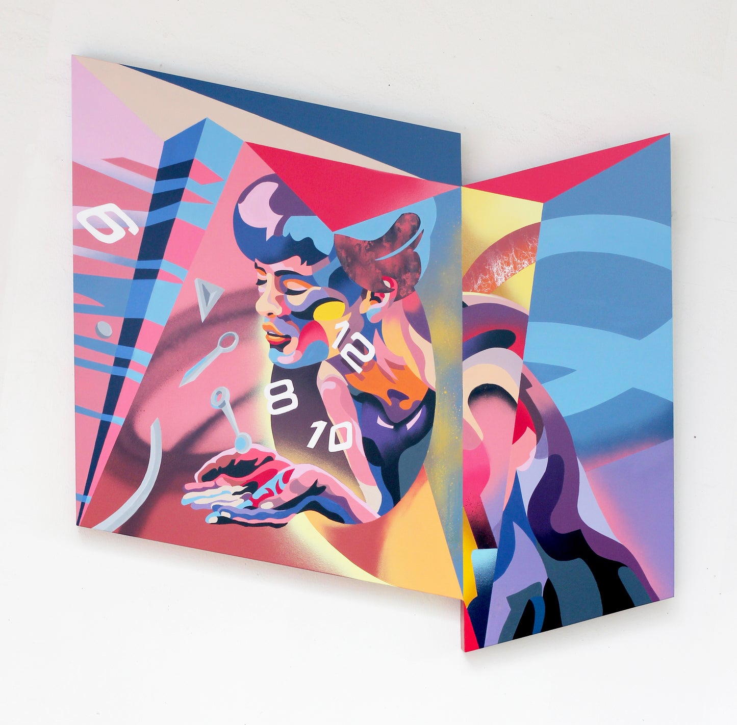 Tutu, The Science of Time & Momentum,, 2023 (diptych)