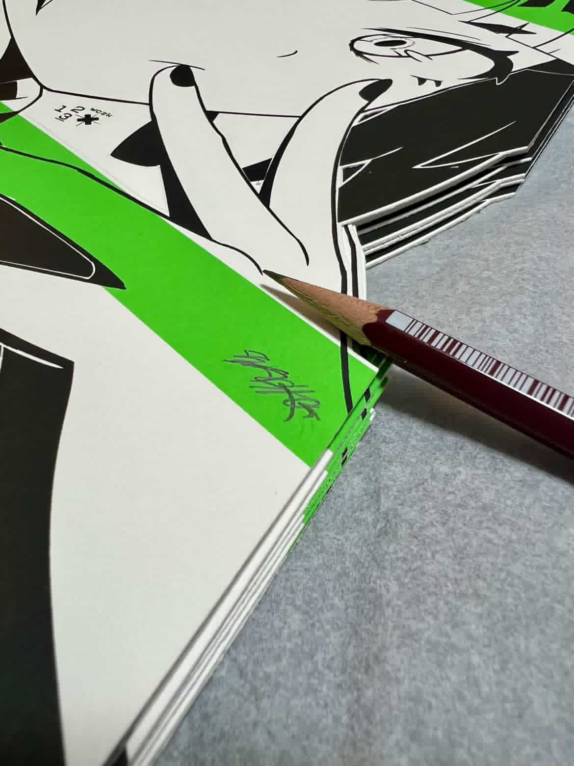 WACKOZAKI "Die Cut Series" Silkscreen Print