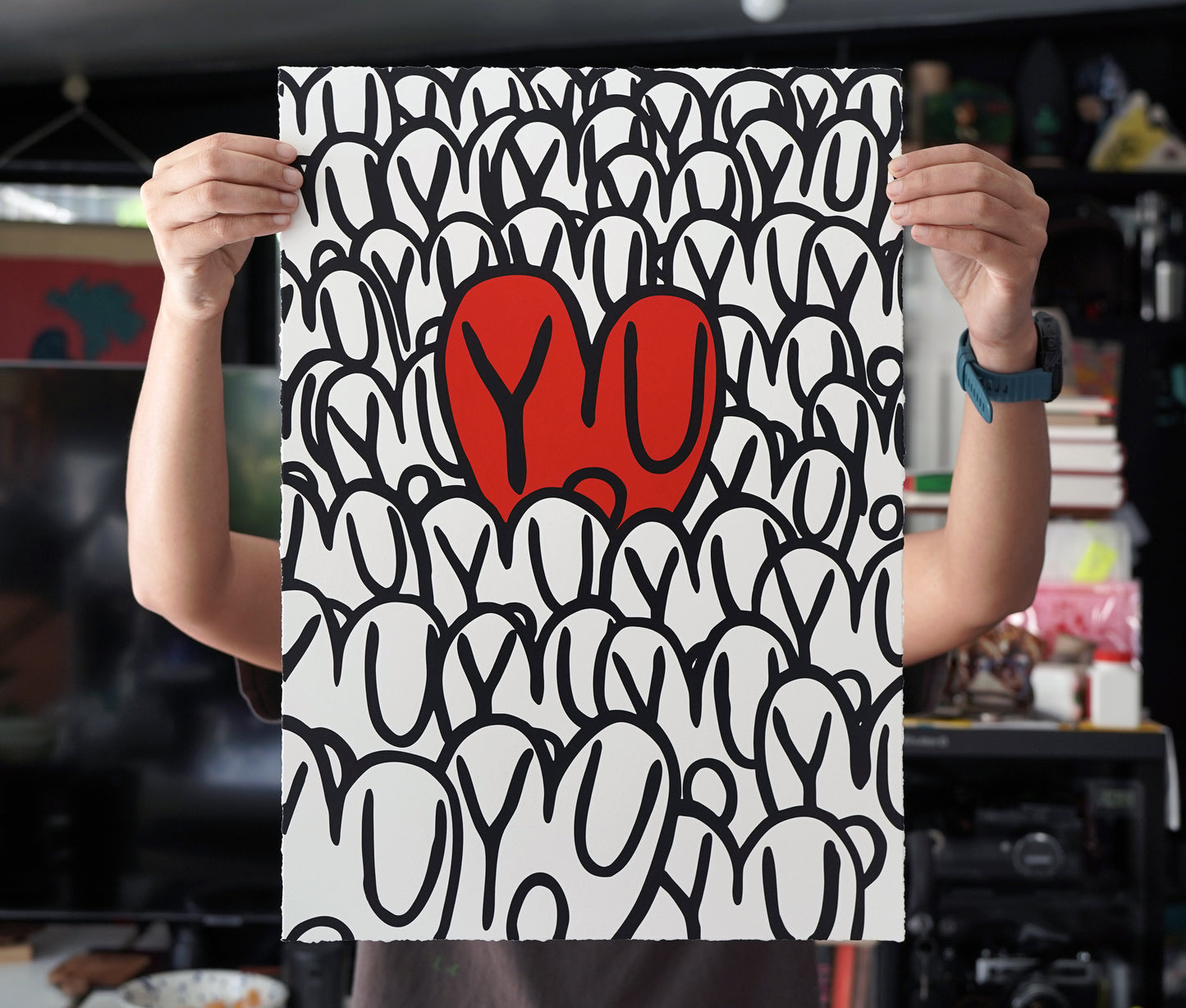 NANA77 - “V” Silscreen Print