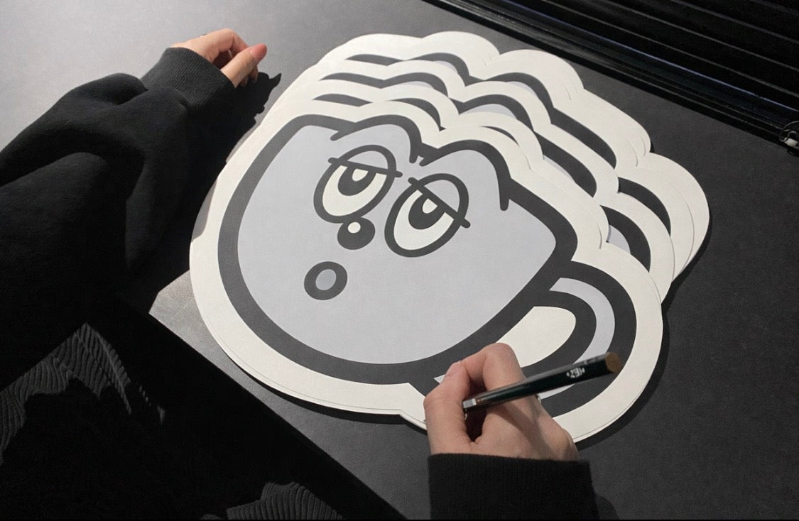 DRINK "Die Cut Series" Silkscreen Print
