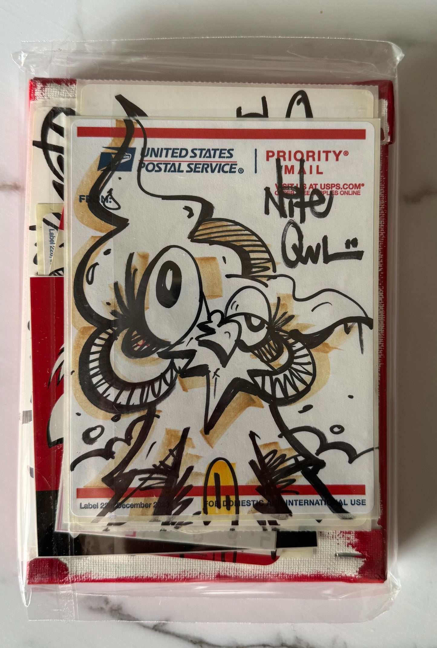NITE OWL Small Canvas & Sticker Pack