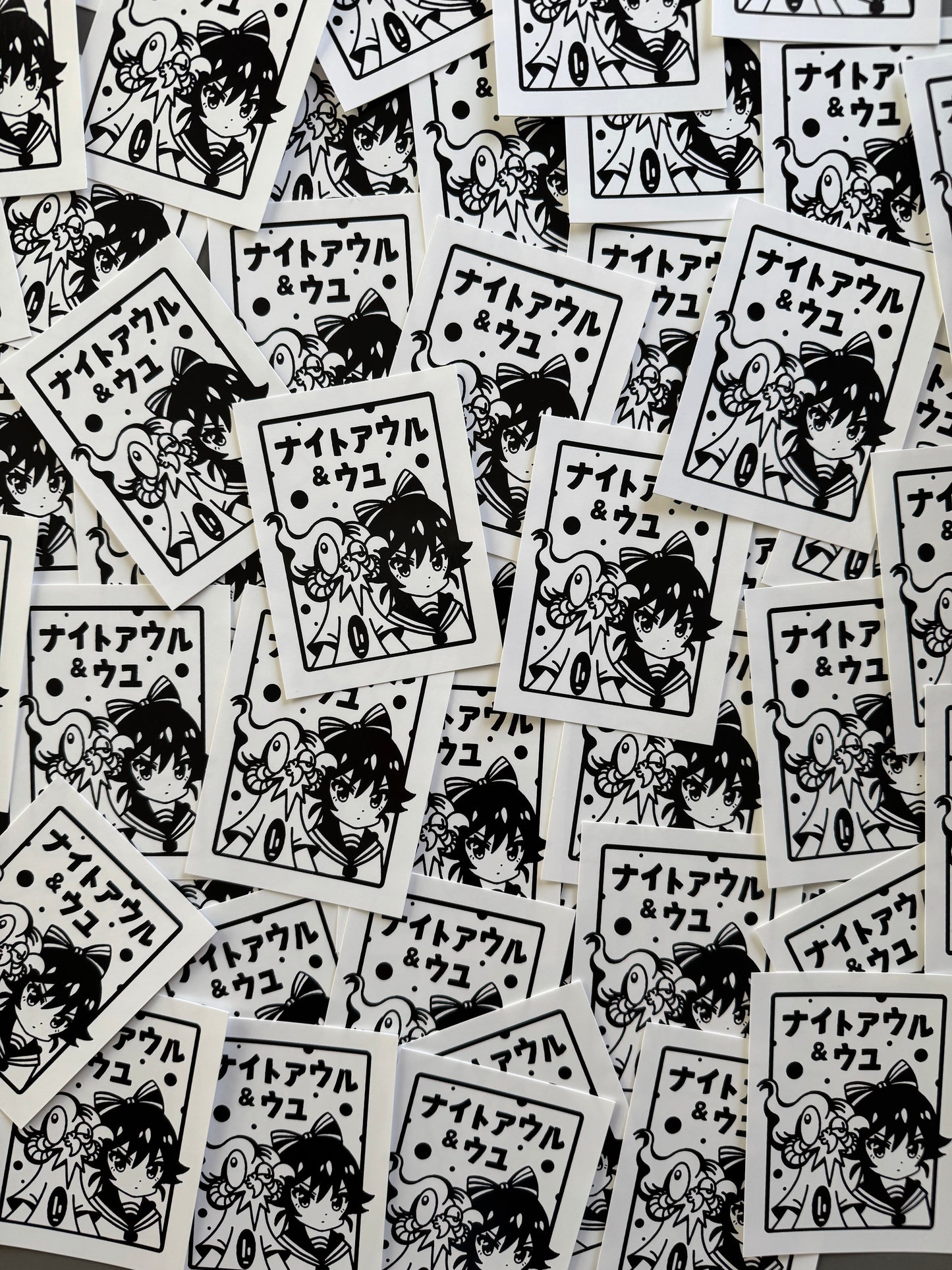 Nite Owl x Alpha Uyu Silkscreen Print (Grey Colorway レア)