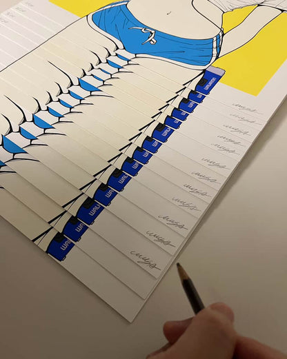 MUSA, "Good Things Will Happen" Coffee Girl Colorway Silkscreen Print