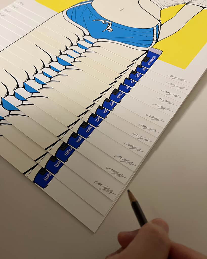 MUSA, "Good Things Will Happen" Matcha Girl Colorway Silkscreen Print