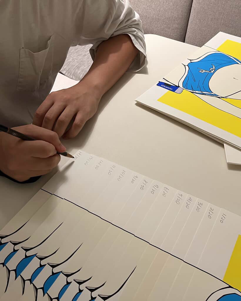 MUSA, "Good Things Will Happen" Matcha Girl Colorway Silkscreen Print