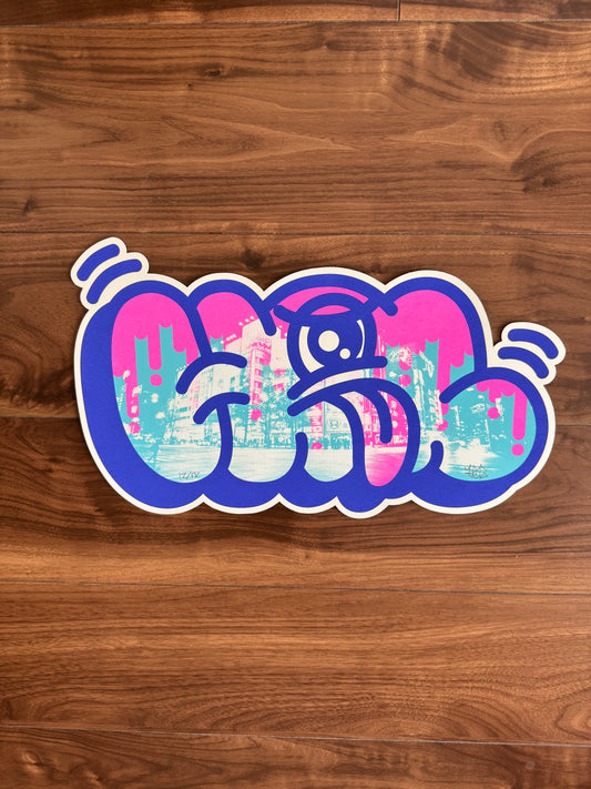 HaL "Die Cut Series" Silkscreen Print