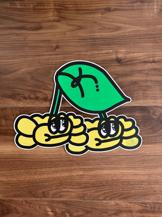 TOKYO CHA CRAB "Die Cut Series" Silkscreen Print