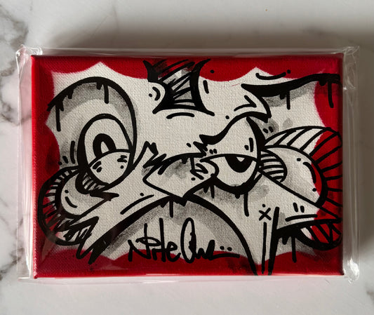 NITE OWL Small Canvas & Sticker Pack
