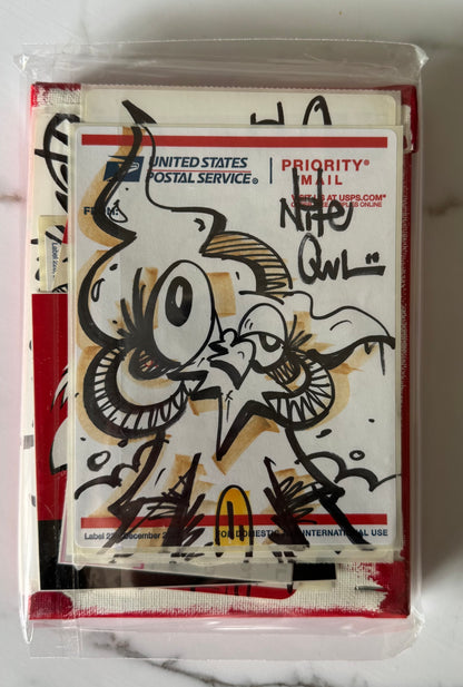 NITE OWL Small Canvas & Sticker Pack