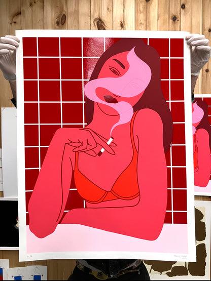Melody Tuttle "Kitchen Vesper" Silkscreen Print Ed 100
