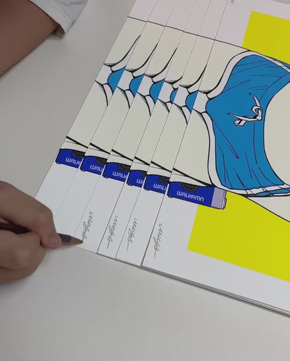 MUSA, "Good Things Will Happen" Coffee Girl Colorway Silkscreen Print